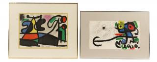 Appraisal: Miro Lithographs for Derrierre Le Miroir Joan Miro Spanish -