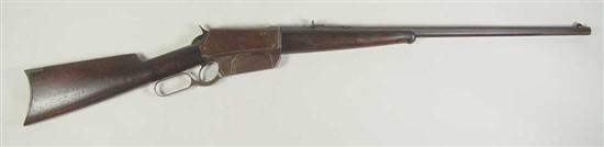 Appraisal: Model Winchester Flat Side Sporting Rifle In - caliber All