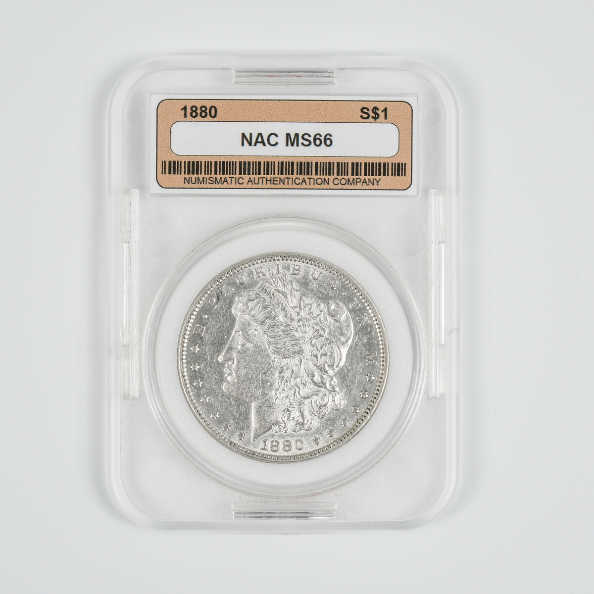 Appraisal: -S MORGAN SILVER DOLLAR NAC MS One -S Morgan Silver