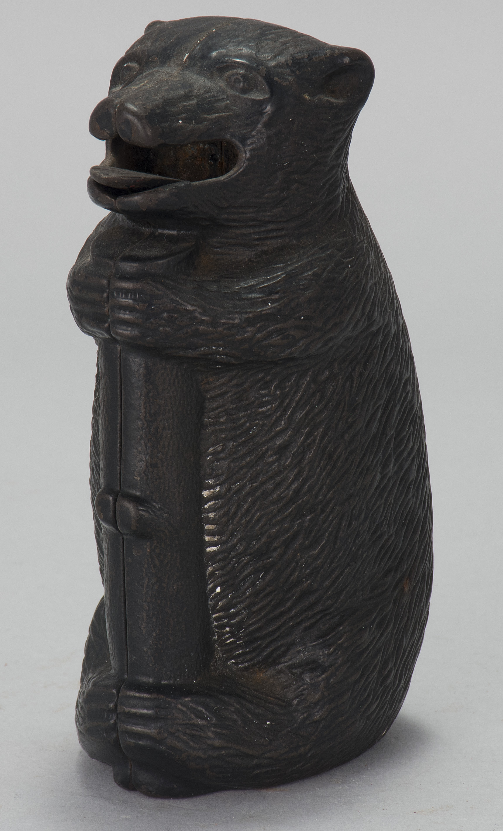 Appraisal: BEAR IN TREE CAST IRON MECHANICAL BANK Circa By H