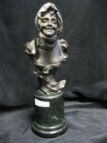 Appraisal: Victorian Bronze Bust of a Lady by George Van der