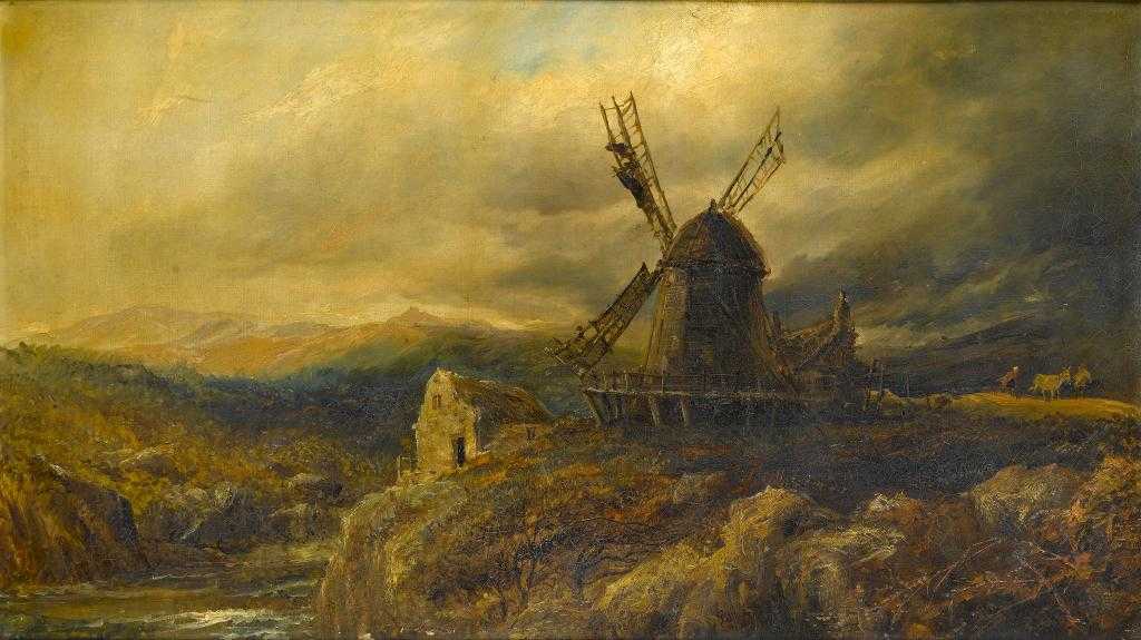 Appraisal: SAMUEL CALVERT FL LATE TH C THE WINDMILL signed x