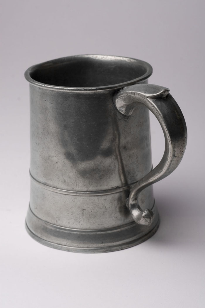 Appraisal: PEWTER MUG JACOB WHITMORE - Middletown Connecticut circa - Maker's