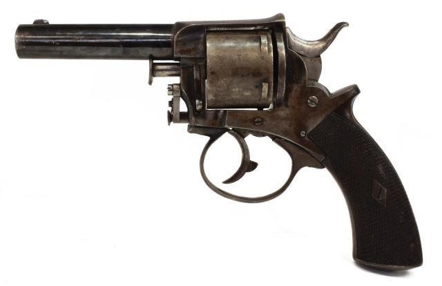 Appraisal: Cased Webley No double action revolver c caliber six round