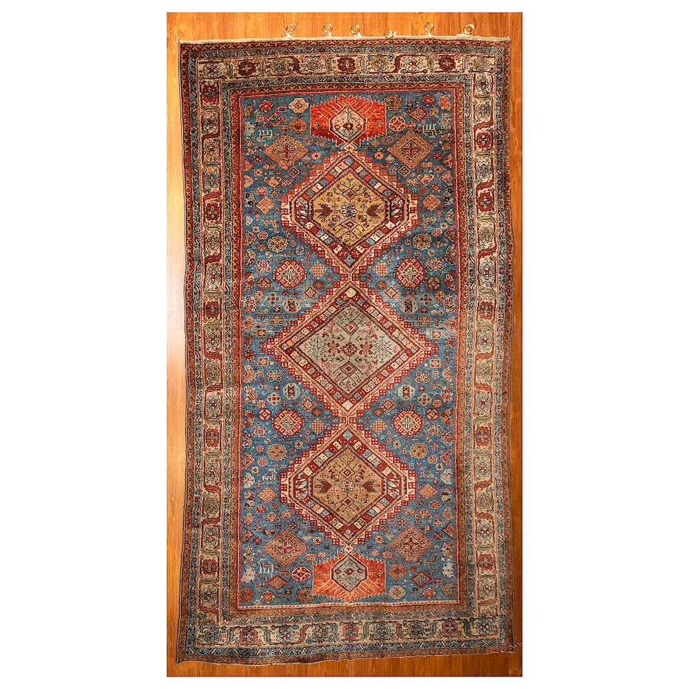 Appraisal: Semi-Antique Caucasian Rug x second quarter th century Condition Age