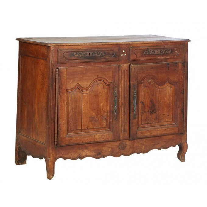 Appraisal: French Provincial Louis XV Style Carved Cherry Sideboard th c