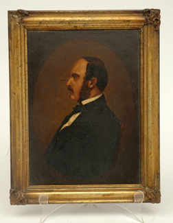 Appraisal: BRITISH SCHOOL LATE TH CENTURY Portrait of a Gentleman in