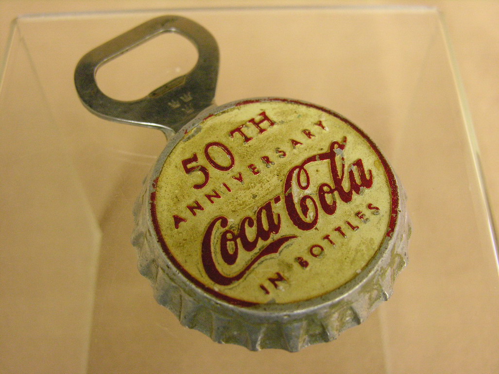 Appraisal: COCA COLA COKE TH ANNIVERSARY BOTTLE CAP OPENER Original th