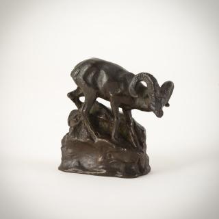 Appraisal: Charles M Russell - Mountain Sheep bronze inches high inscribed