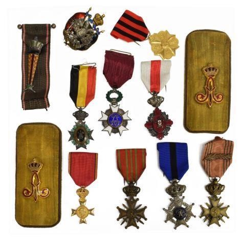 Appraisal: lot of Badges and Medals Awards mostly Belgium WWI era