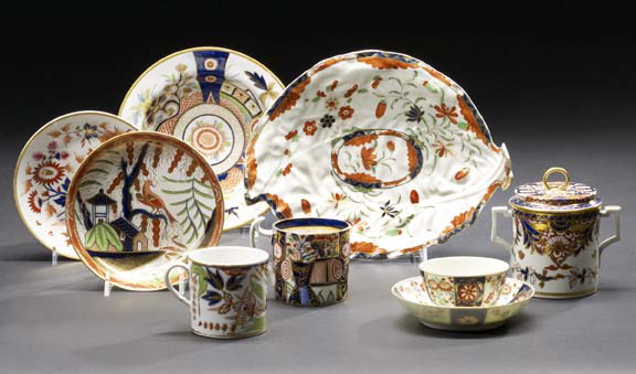 Appraisal: Five Pieces of English Regency Porcelain in the Imari Taste