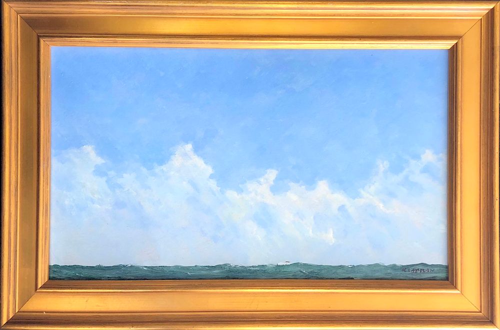 Appraisal: Kenneth Layman Oil on Board Nantucket Coastal Waters Kenneth Layman