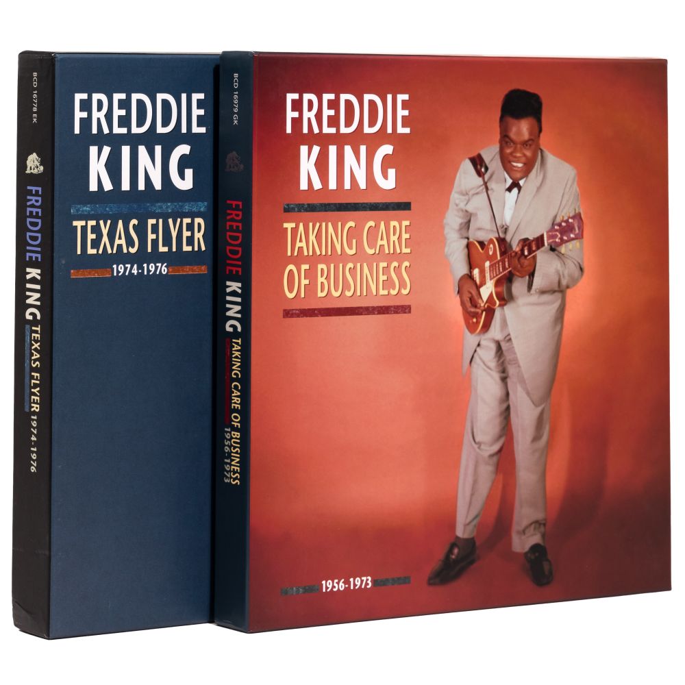 Appraisal: BEAR FAMILY RECORDS FREDDIE KING CD SETS boxed items including