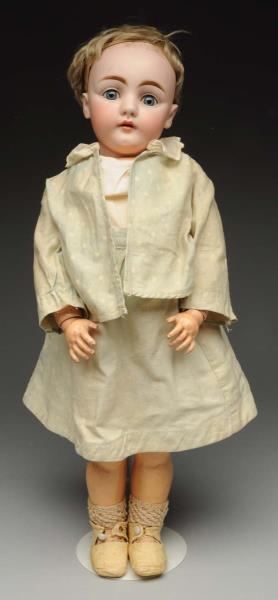 Appraisal: Remarkable Kestner Child Doll German bisque socket head small chip