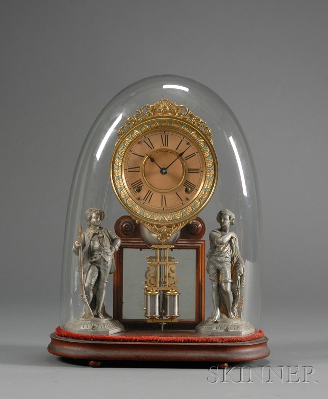 Appraisal: Ansonia Crystal Palace No Extra Mantel Clock Brooklyn New York