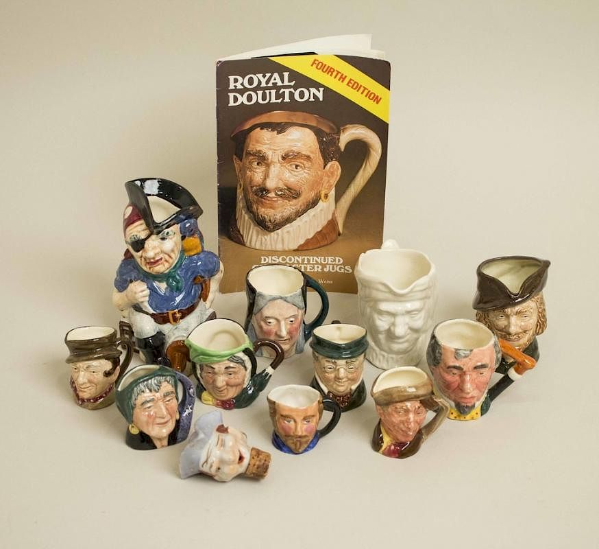 Appraisal: Assorted Toby Mugs Eleven assorted small Toby mugs and one