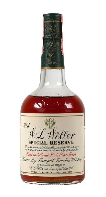 Appraisal: Collectible bottle labeled W L Weller special reserve Kentucky straight