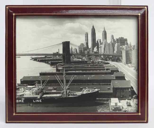 Appraisal: Al Macy original photo of N Y C skyline C