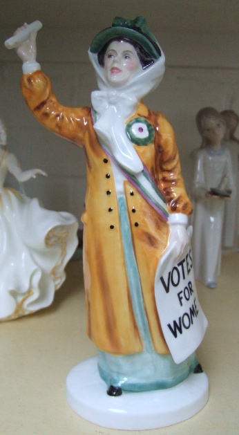 Appraisal: A Royal Doulton figure Votes for Women H N Unique