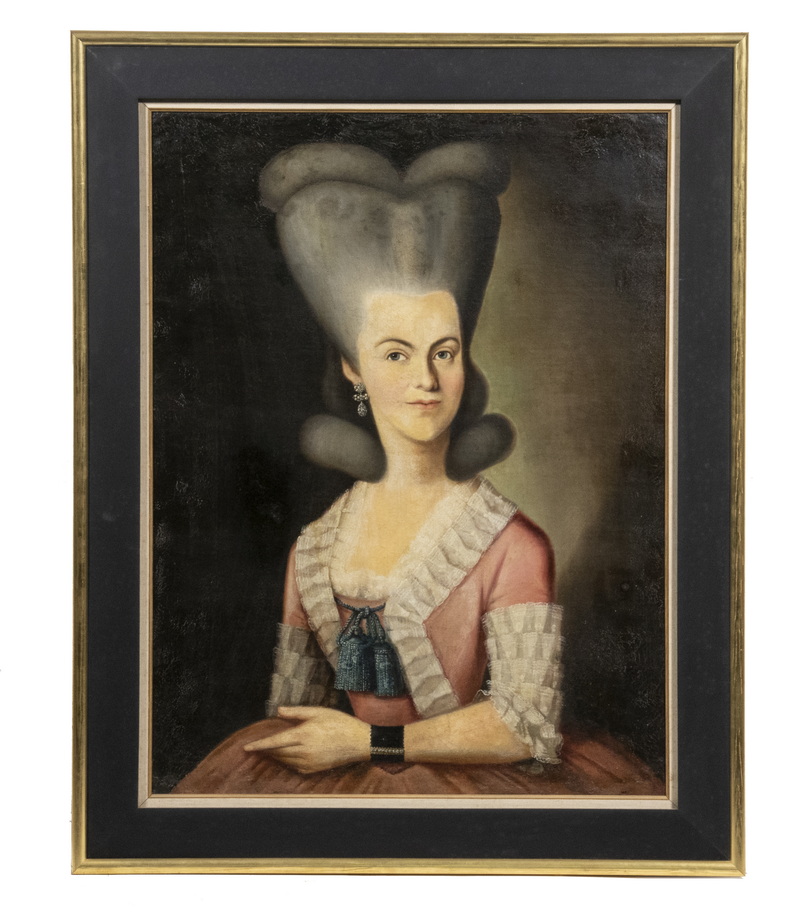 Appraisal: PERIOD PORTRAIT OF A GEORGIAN ARISTOCRATIC LADY OF THE COURT