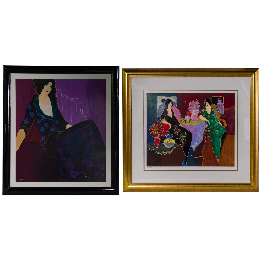 Appraisal: ITZCHAK TARKAY ISRAELI - SERIGRAPHS items including Chambre Violette signed