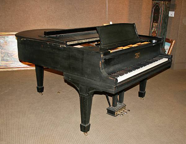 Appraisal: A Steinway and Sons ebonized grand piano serial no circa