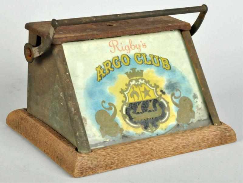 Appraisal: Argo Club Cigar Cutter Description Shows significant rusting and discoloration