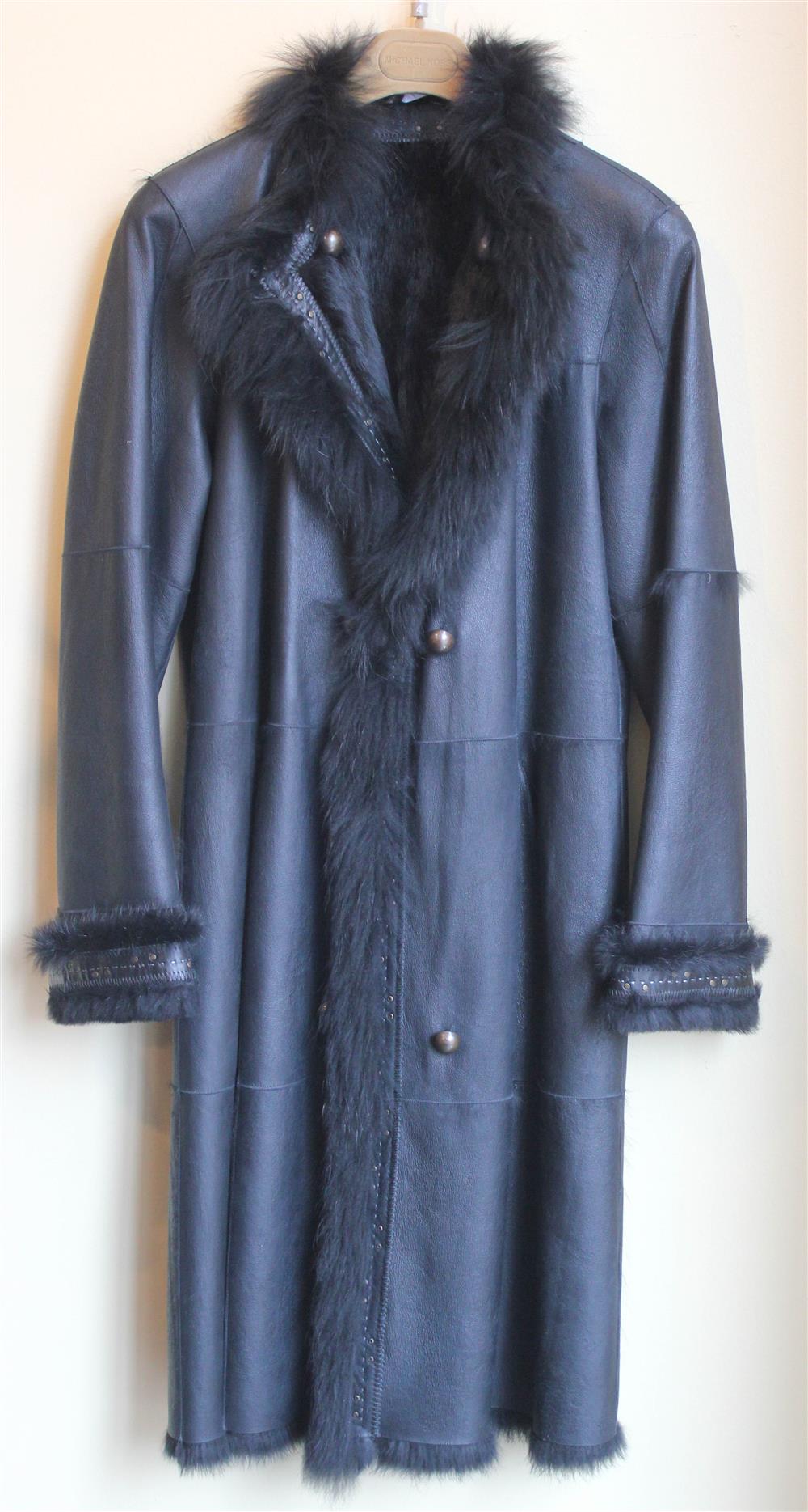 Appraisal: RIZAL SHEARLING FULL LENGTH COAT RETAILED BY BERGDORF GOODMAN the