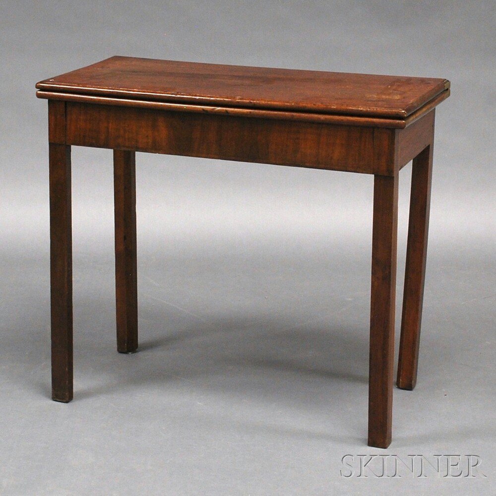 Appraisal: George III Mahogany Games Table England late th century the