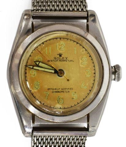 Appraisal: Vintage Gents Rolex Oyster Perpetual wristwatch aged dial with Arabic