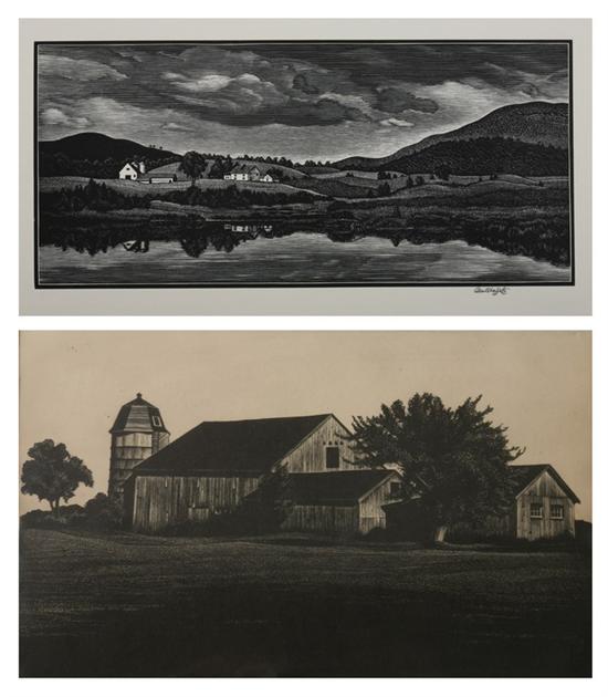 Appraisal: ASA CHEFFETZ American - MAY SUNLIGHT and PASTORALE VERMONT TWO