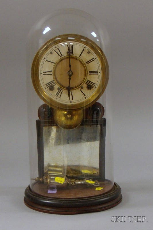 Appraisal: Ansonia Crystal Palace Clock Brooklyn New York circa with glass