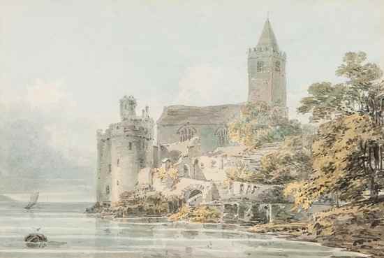 Appraisal: Attributed to Edward Dayes Dartmouth Castle Devonshire watercolour over pencil