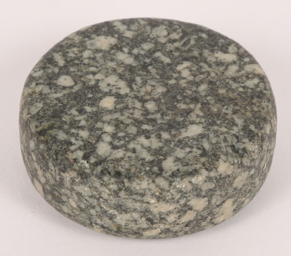 Appraisal: Miniature biscuit discoidal granite