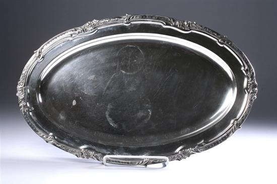 Appraisal: GERMAN SILVER SERVING PLATTER early th century Gebruder Friedlander silver