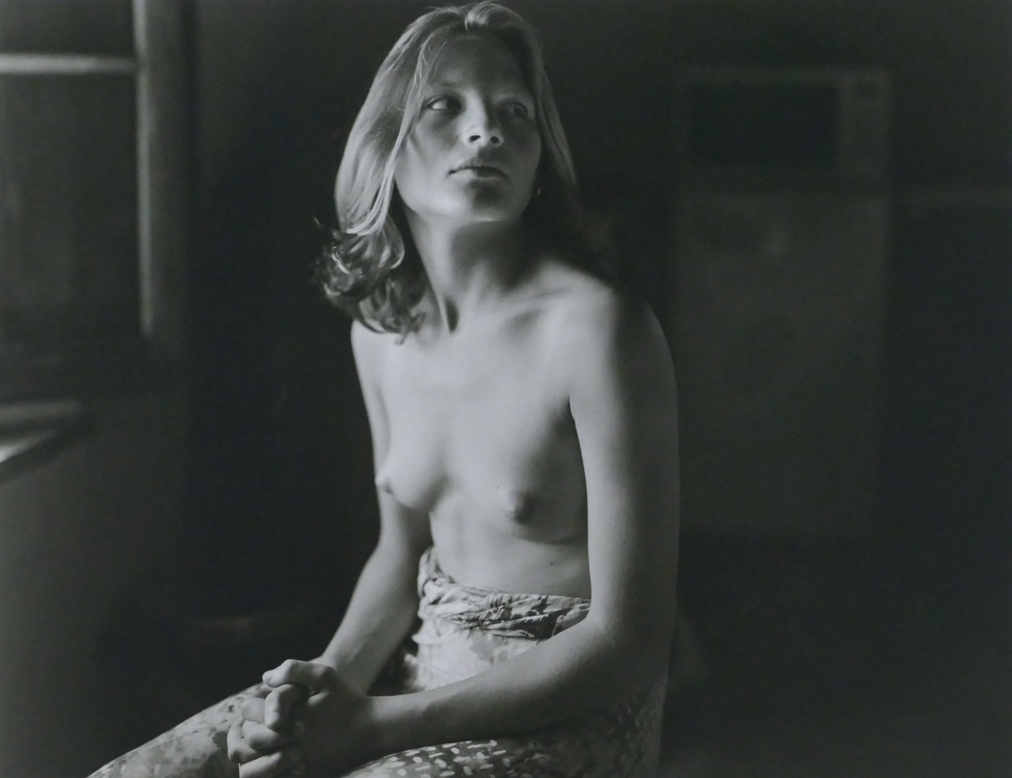 Appraisal: Jock Sturges b French ''Mylene Tuscany Italy'' Silver Print ''x