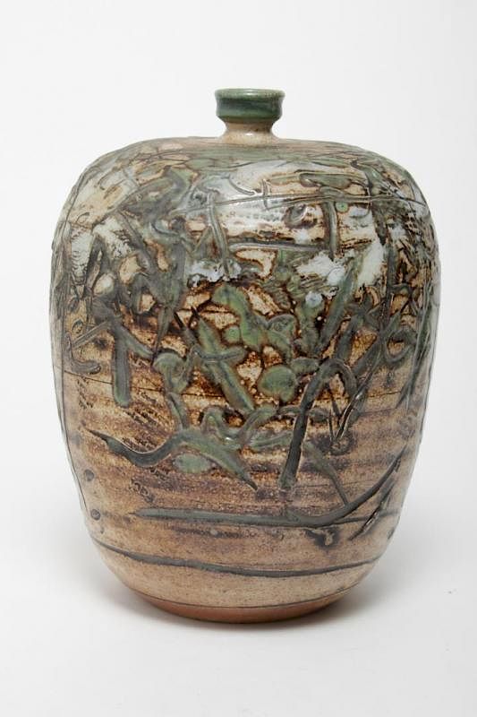 Appraisal: Regis Brodie American th C - Ceramic Vase Regis Brodie