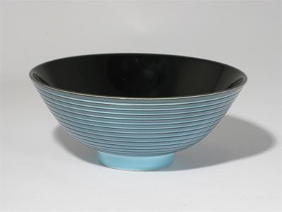 Appraisal: A rare Wedgwood earthenware bowl by Norman Wilson sky blue