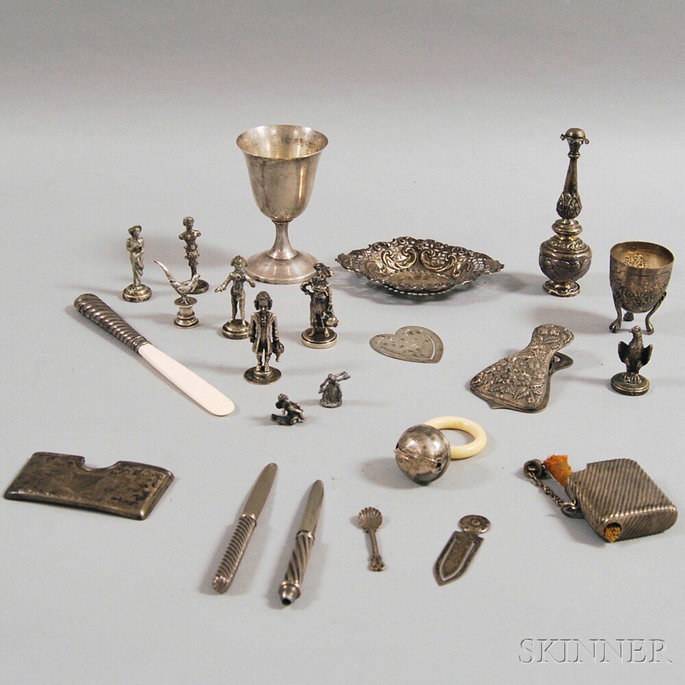 Appraisal: Miscellaneous Group of Sterling Silver and Silver-plated Articles including a