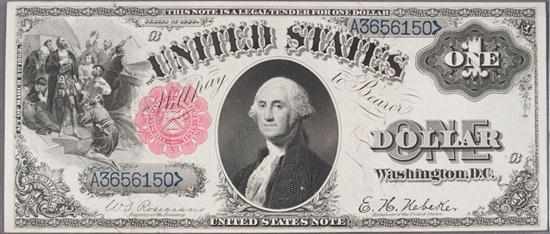 Appraisal: United States Legal Tender bill Series of signed Rosecrans and