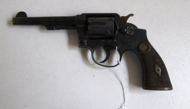 Appraisal: SMITH WESSON VICTORY MODEL DOUBLE ACTION REVOLVER S W caliber