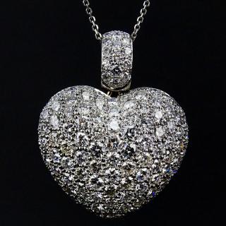 Appraisal: Approx Carat Pave Set Round Brilliant Cut Diamond and Karat