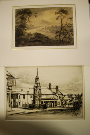 Appraisal: Mixed folio of mounted but unframed studies - Rev William