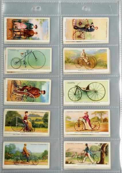 Appraisal: John Player Cycling Tobacco Card Set Description This colorful set