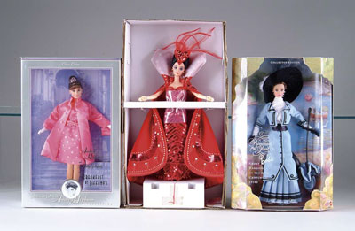 Appraisal: LOT OF BARBIES Lot includes Bob Mackie Queen of Hearts