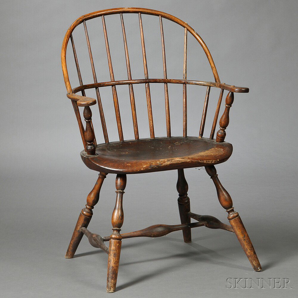 Appraisal: Sack-back Windsor Chair William Ash New York late th century