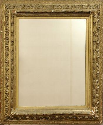 Appraisal: Renaissance-Style Gilt Gesso Wall Mirror x in