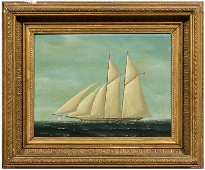 Appraisal: Marine painting Christopher J Guise British American late th early