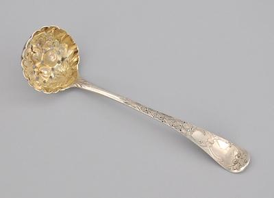 Appraisal: An Early Sterling Silver Sifter Berry Ladle Approx - L