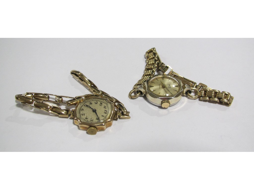 Appraisal: Lot comprising a ladies early th century ct gold cased